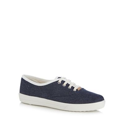 Hotter Navy chambray trainers